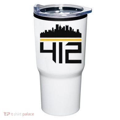 Pittsburgh Skyline 412 Design Tumbler