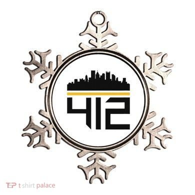 Pittsburgh Skyline 412 Design Ornament