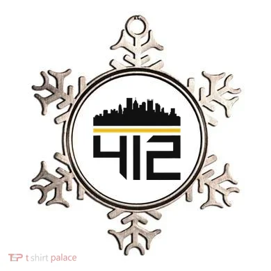 Pittsburgh Skyline 412 Design Ornament
