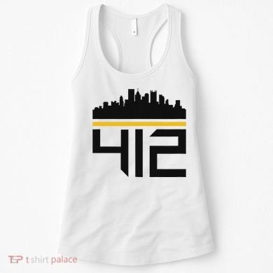 Pittsburgh Skyline 412 Design Women's Tank Top