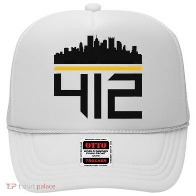 Pittsburgh Skyline 412 Design Hat