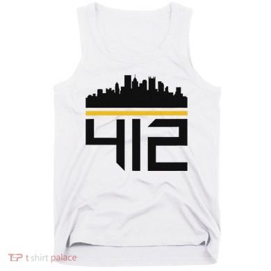 Pittsburgh Skyline 412 Design Tank Top