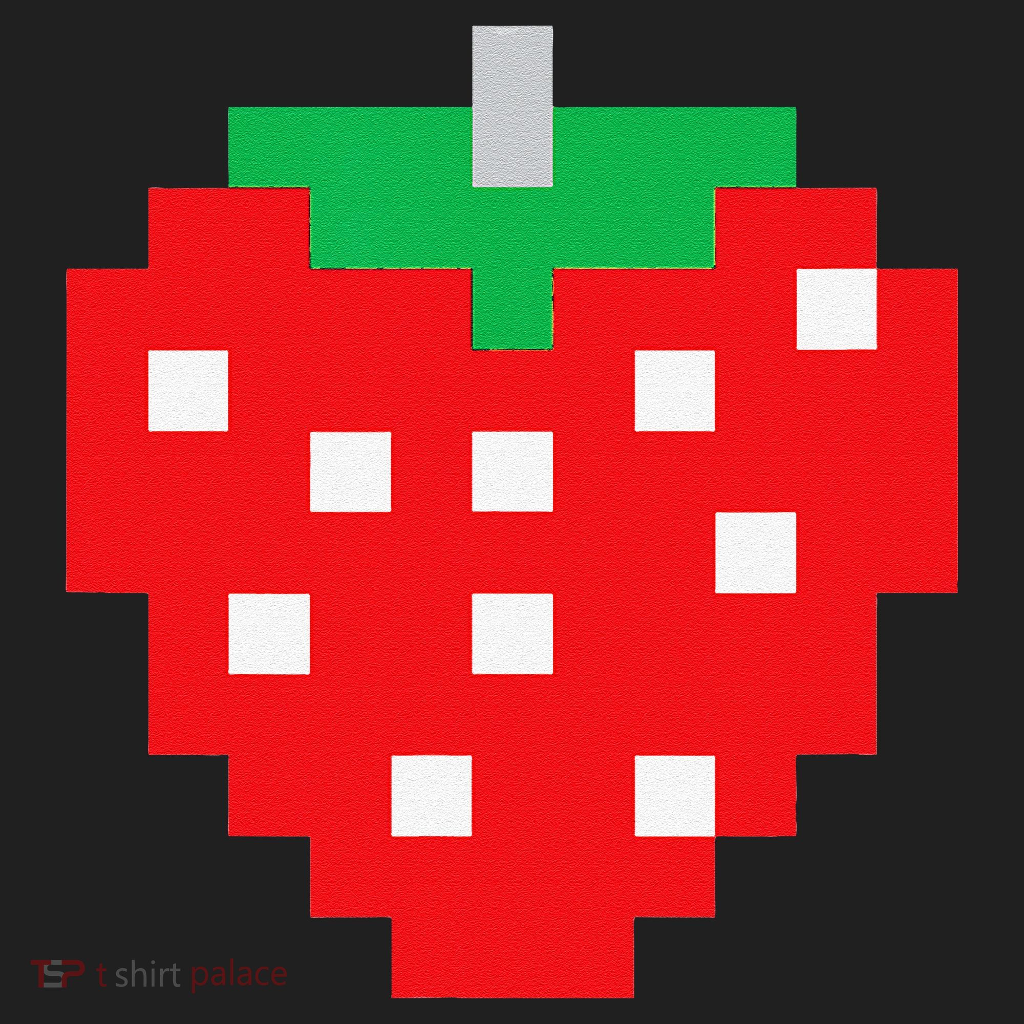 Pixel Strawberry 80s Video Game Halloween Costume Women's Sweatshirt