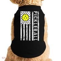 Pickleball Shirt American Flag Pickleball Player Gift Doggie Tank thumb 0