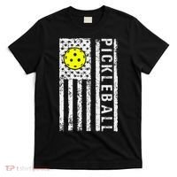 Pickleball Shirt American Flag Pickleball Player Gift T-Shirt thumb 0