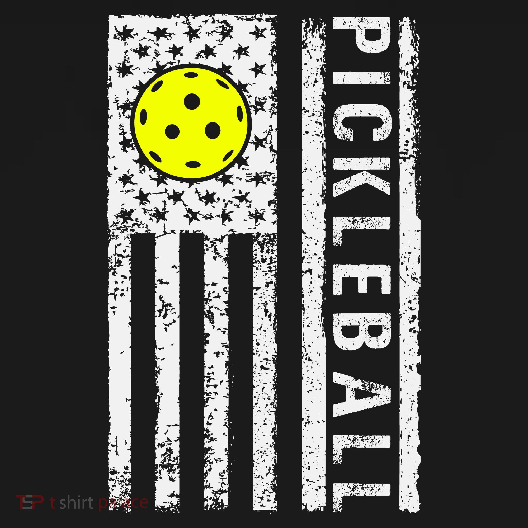 Pickleball Shirt American Flag Pickleball Player Gift T-Shirt
