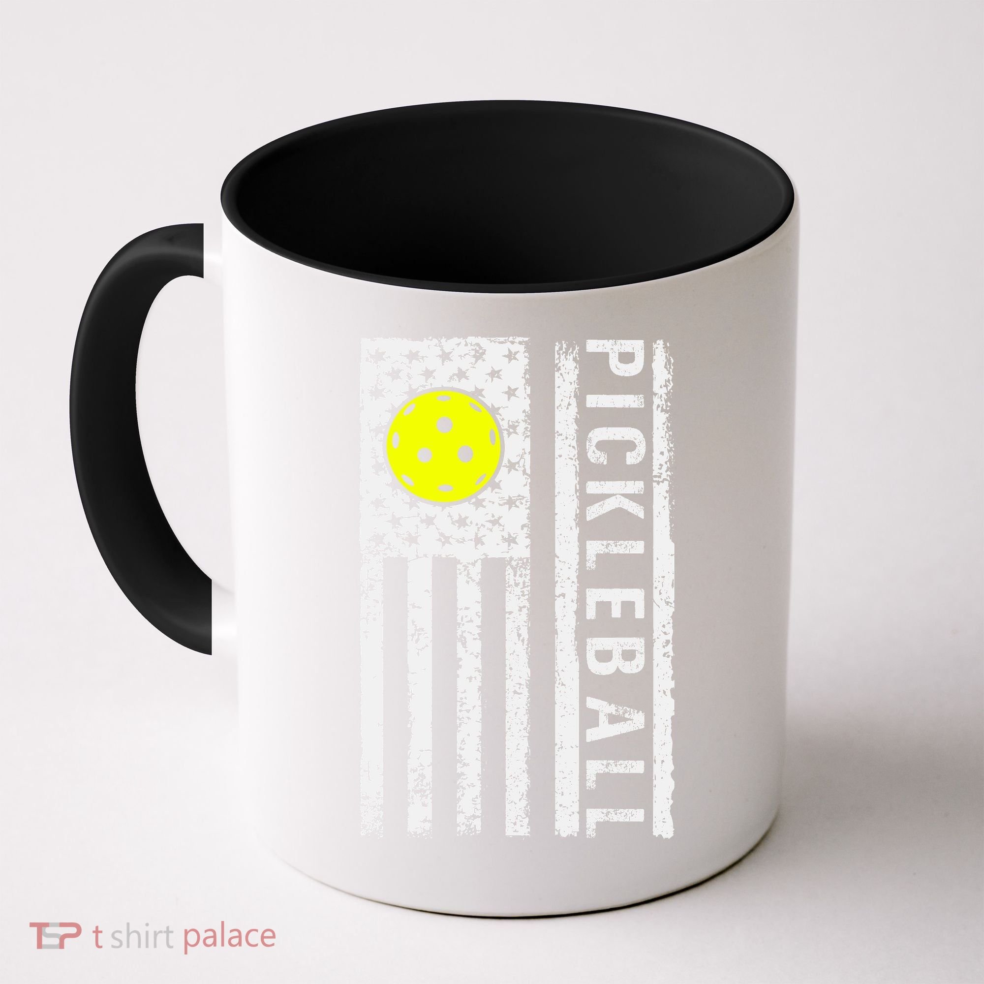 Pickleball Shirt American Flag Pickleball Player Gift Coffee Mug