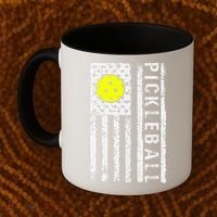 Pickleball Shirt American Flag Pickleball Player Gift Coffee Mug thumb 2