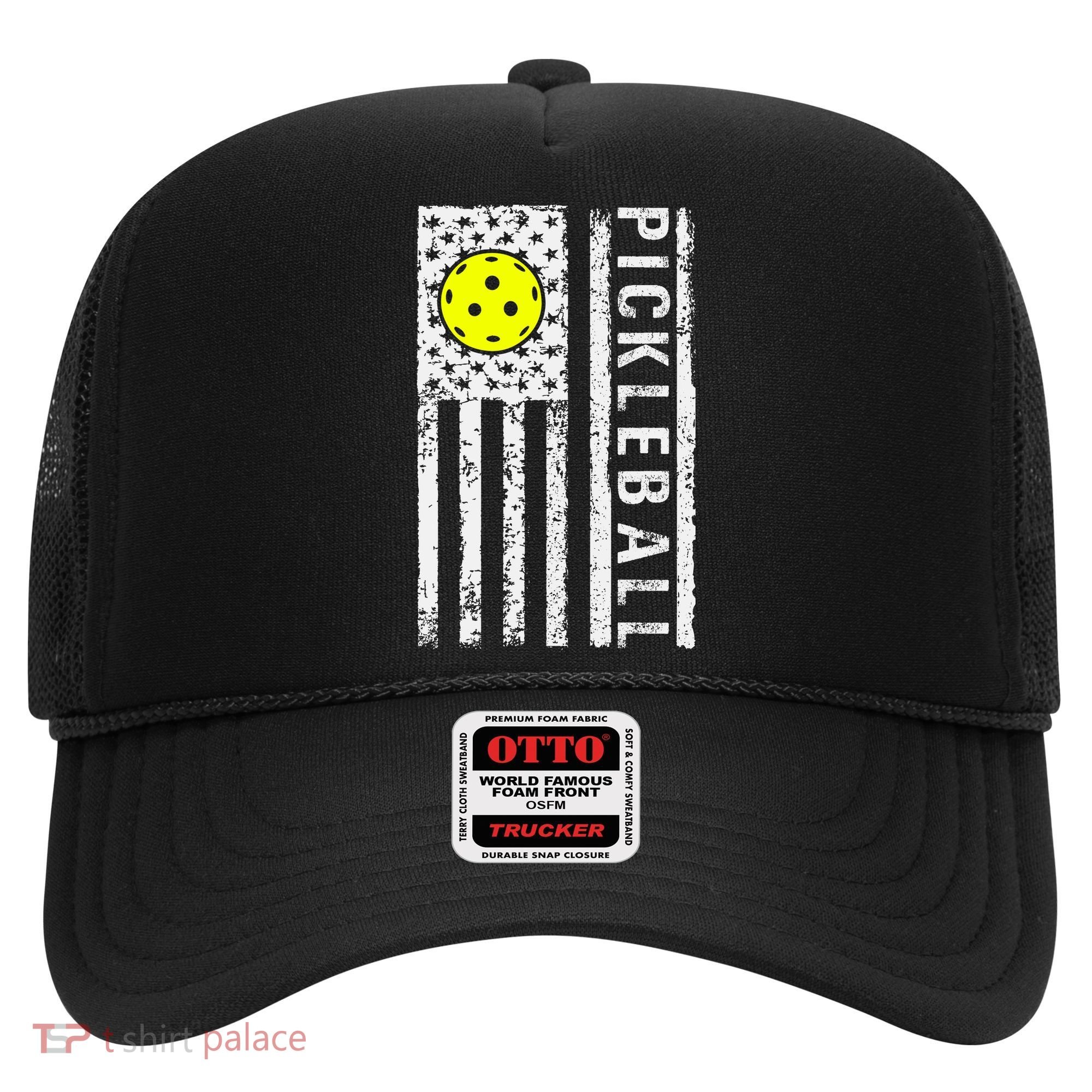 Pickleball Shirt American Flag Pickleball Player Gift Hat