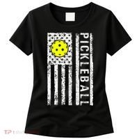 Pickleball Shirt American Flag Pickleball Player Gift Women's T-Shirt thumb 0