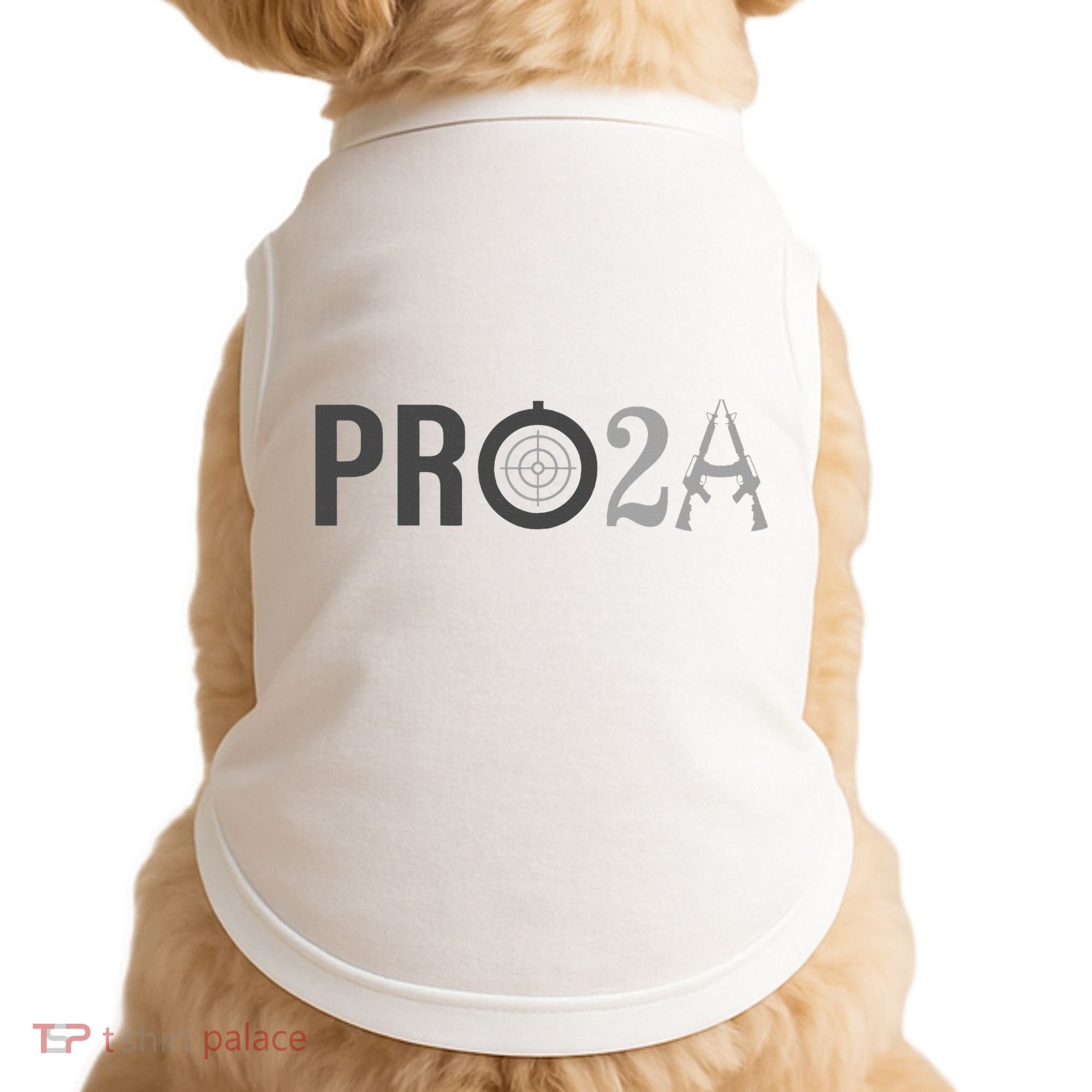 Pro Second Amendment Freedom Over Tyranny Pro2a Bear Arms Doggie Tank