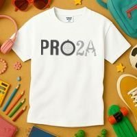 Pro Second Amendment Freedom Over Tyranny Pro2a Bear Arms Kids T-Shirt thumb 3