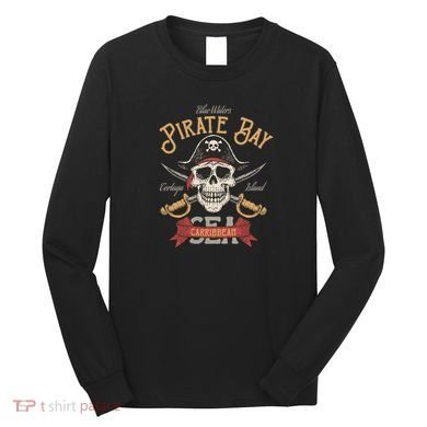 Pirate Skull And Swords Long Sleeve Shirt