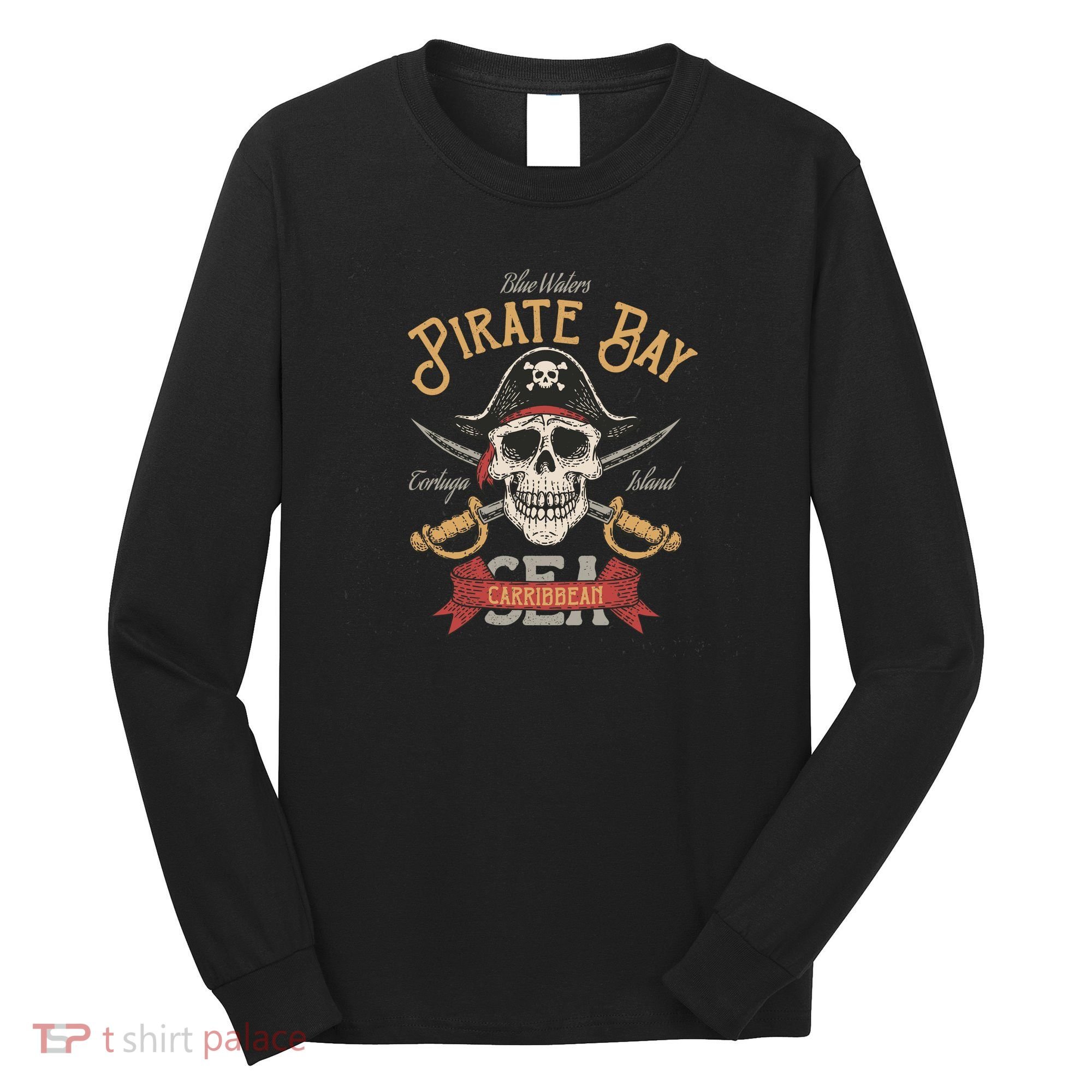 Pirate Skull And Swords Long Sleeve Shirt