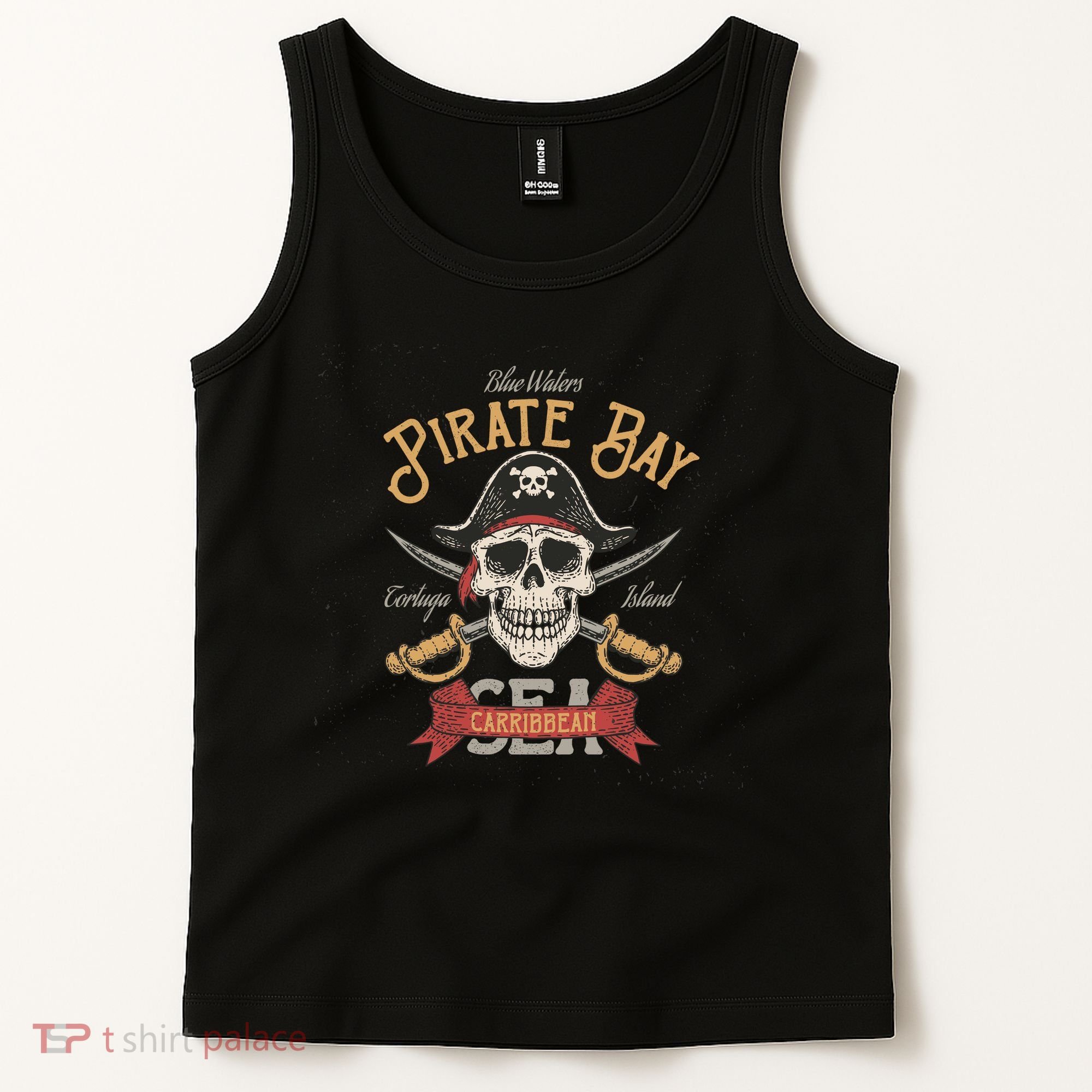Pirate Skull And Swords Tank Top