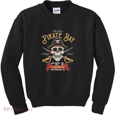Pirate Skull And Swords Kids Sweatshirt