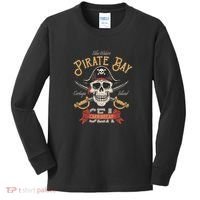 Pirate Skull And Swords Kids Long Sleeve Shirt thumb 0