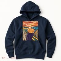 Pumpkin Scream Art Painting Parody Hoodie thumb 0