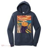 Pumpkin Scream Art Painting Parody Women's Hoodie thumb 0