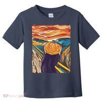 Pumpkin Scream Art Painting Parody Toddler T-Shirt thumb 0