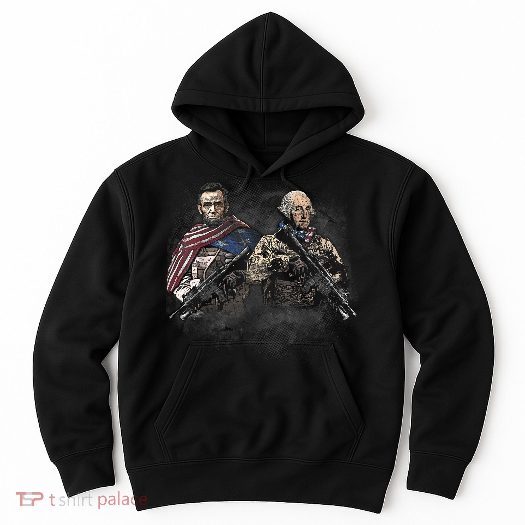 Presidential Soldiers: Abraham Lincoln And George Washington TShirt Hoodie