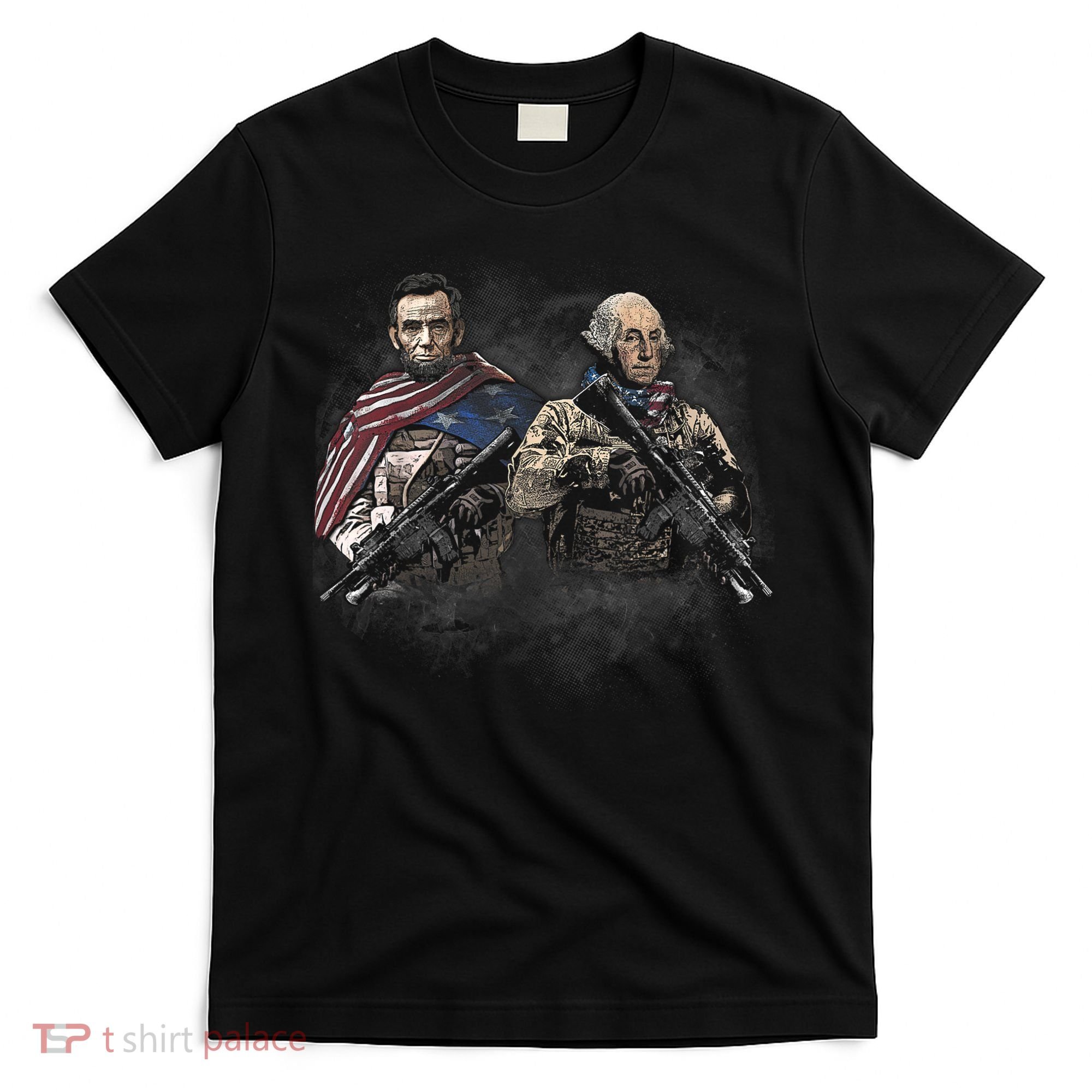 Presidential Soldiers: Abraham Lincoln And George Washington TShirt T-Shirt