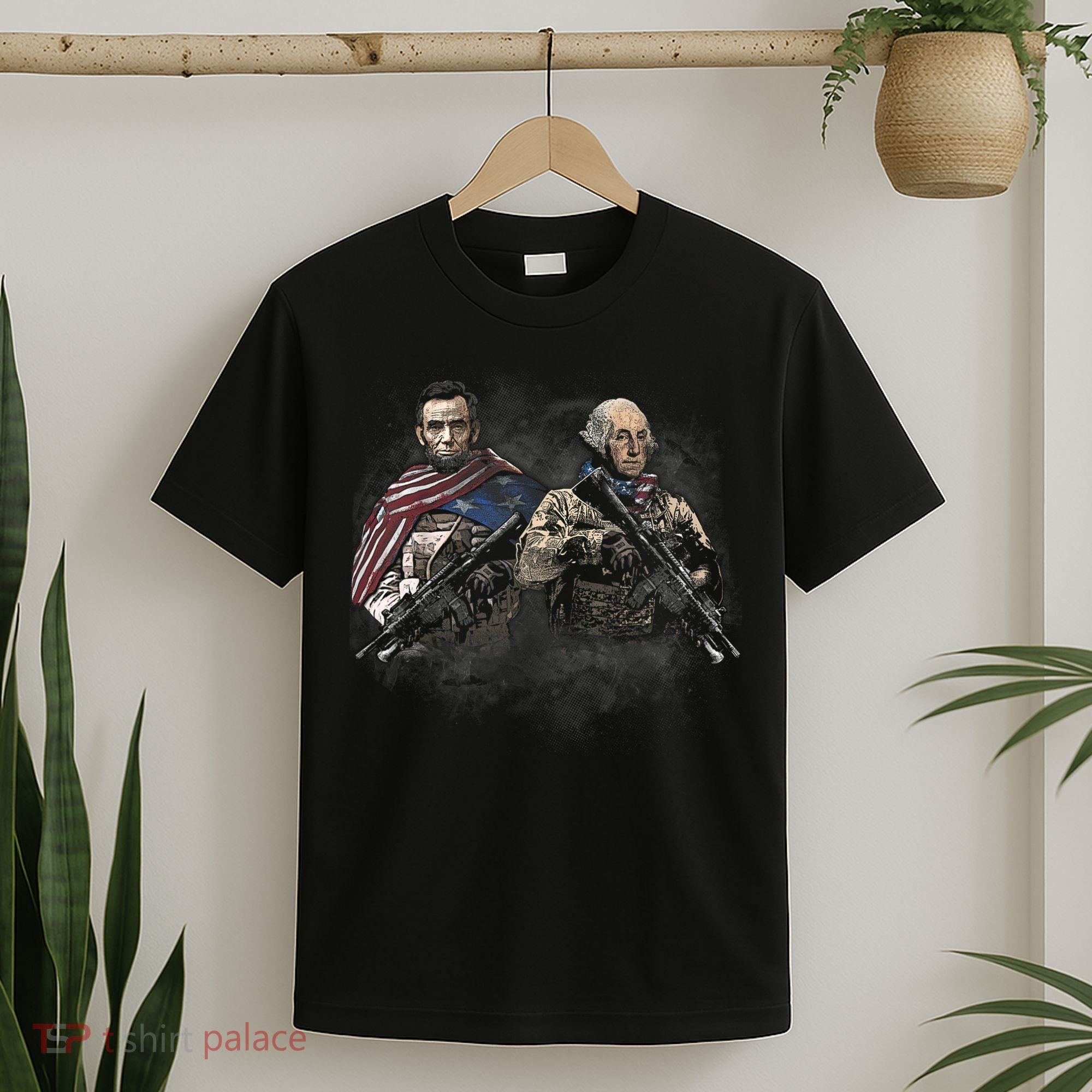 Presidential Soldiers: Abraham Lincoln And George Washington TShirt T-Shirt