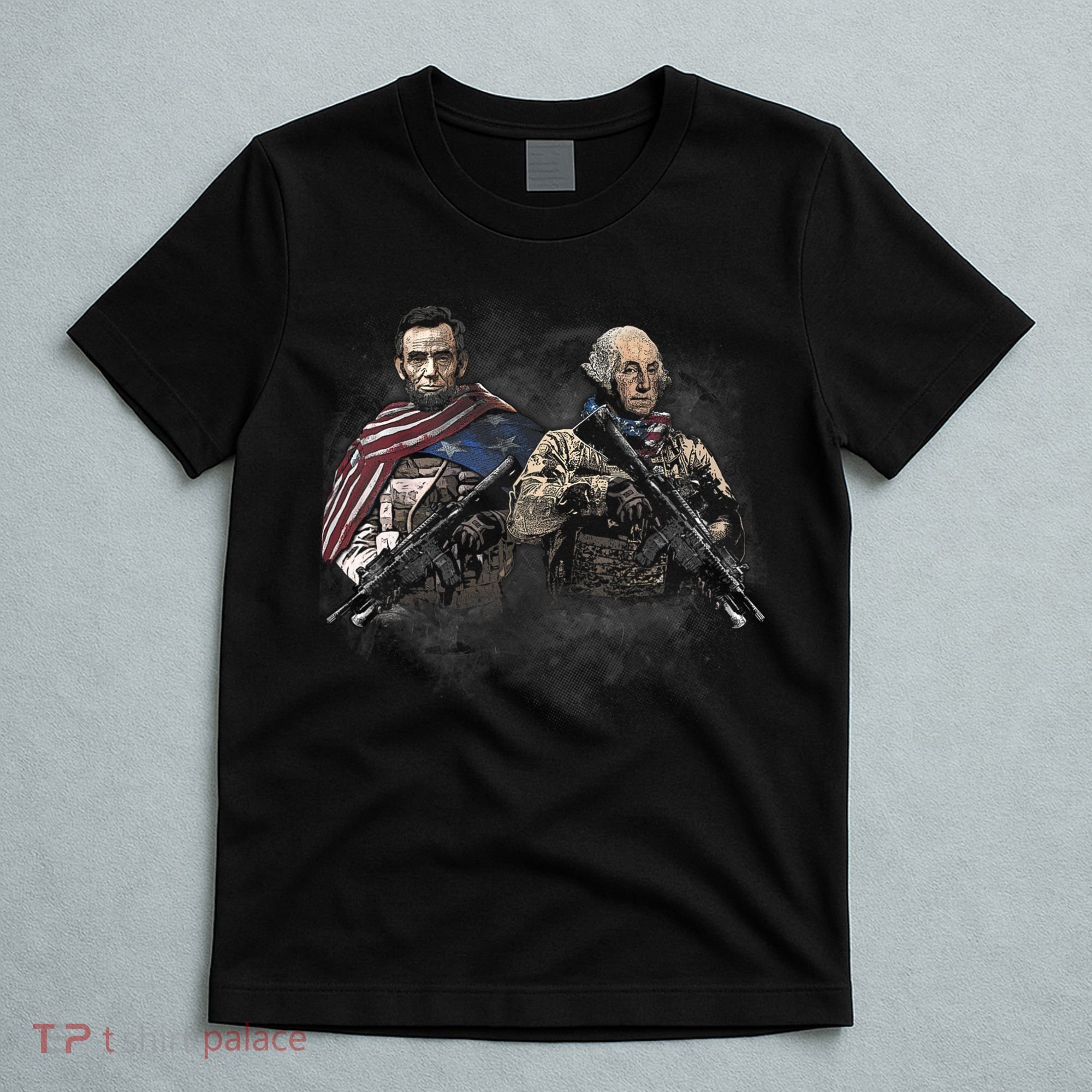 Presidential Soldiers: Abraham Lincoln And George Washington TShirt T-Shirt