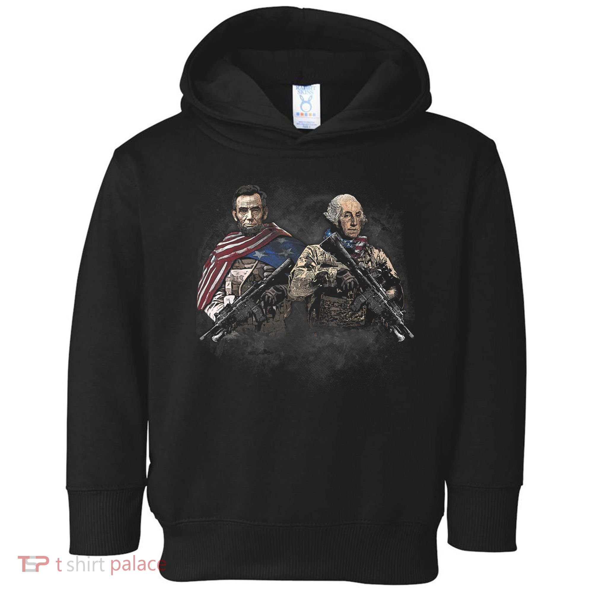 Presidential Soldiers: Abraham Lincoln And George Washington TShirt Toddler Hoodie