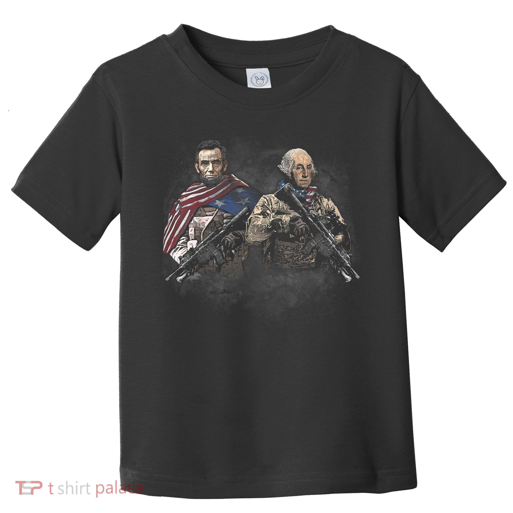Presidential Soldiers: Abraham Lincoln And George Washington TShirt Toddler T-Shirt