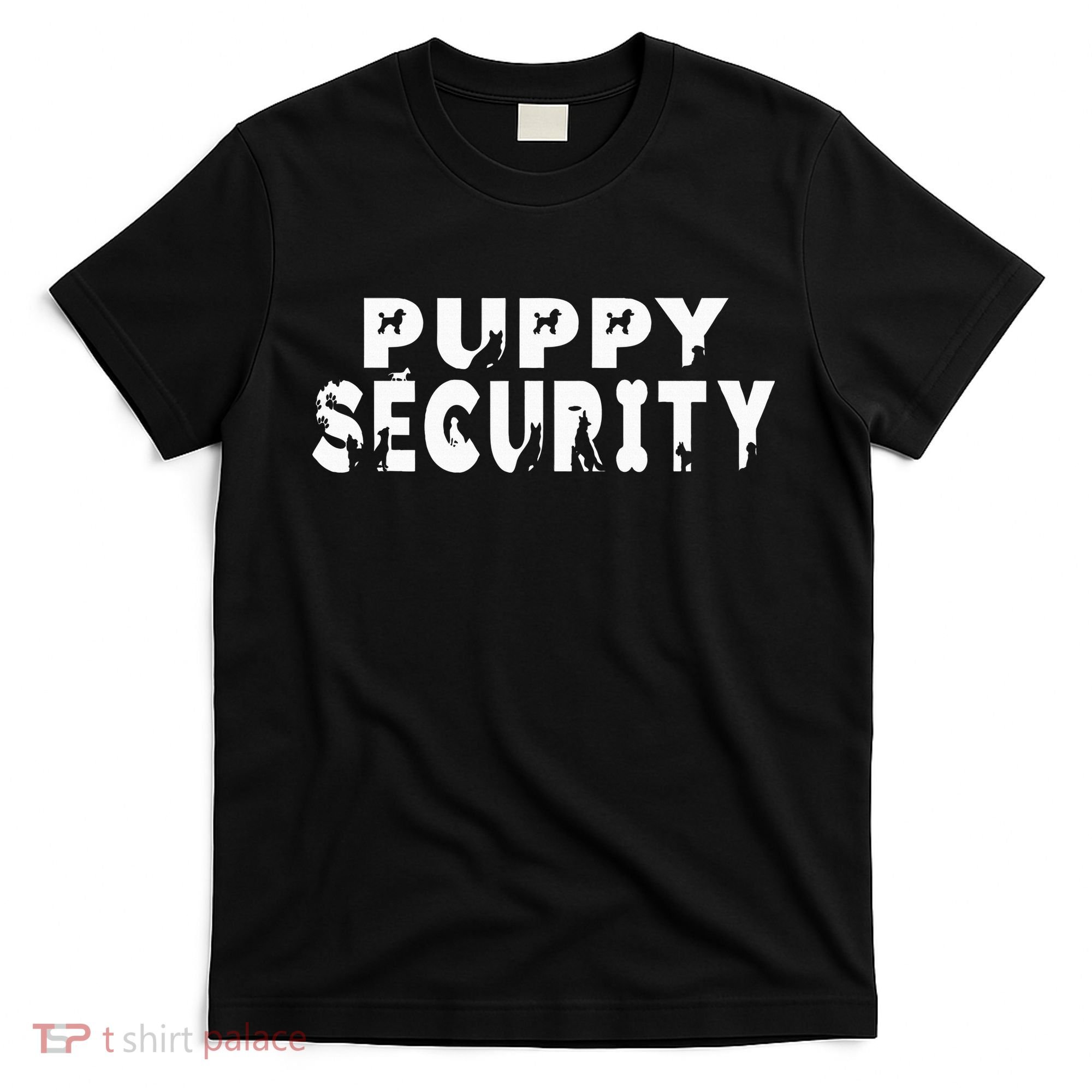 Puppy Security Adult Dog Catcher Costume Dalmatian Halloween T-Shirt