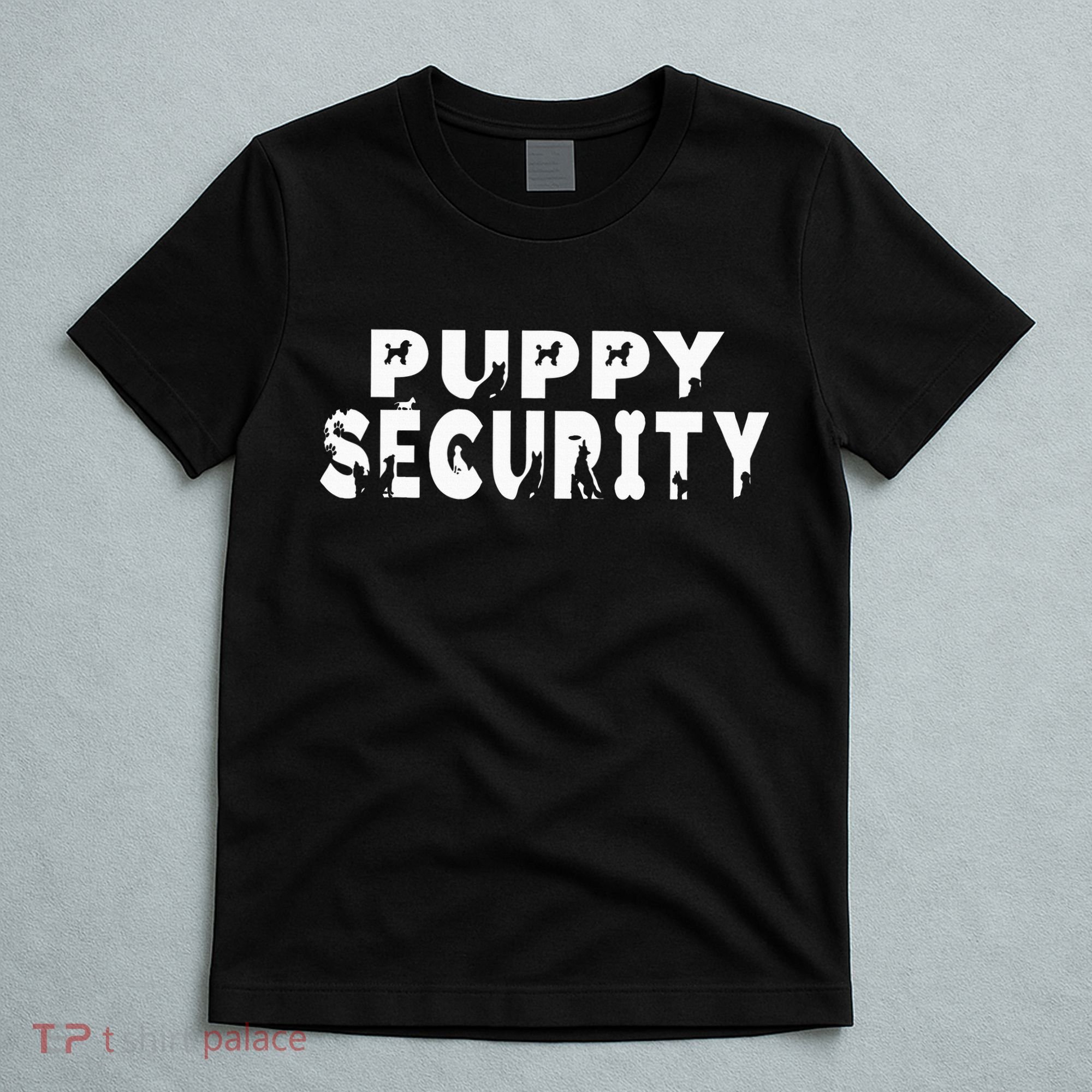 Puppy Security Adult Dog Catcher Costume Dalmatian Halloween T-Shirt