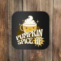 Pumpkin Spice AF Cute Gift Coaster thumb 0