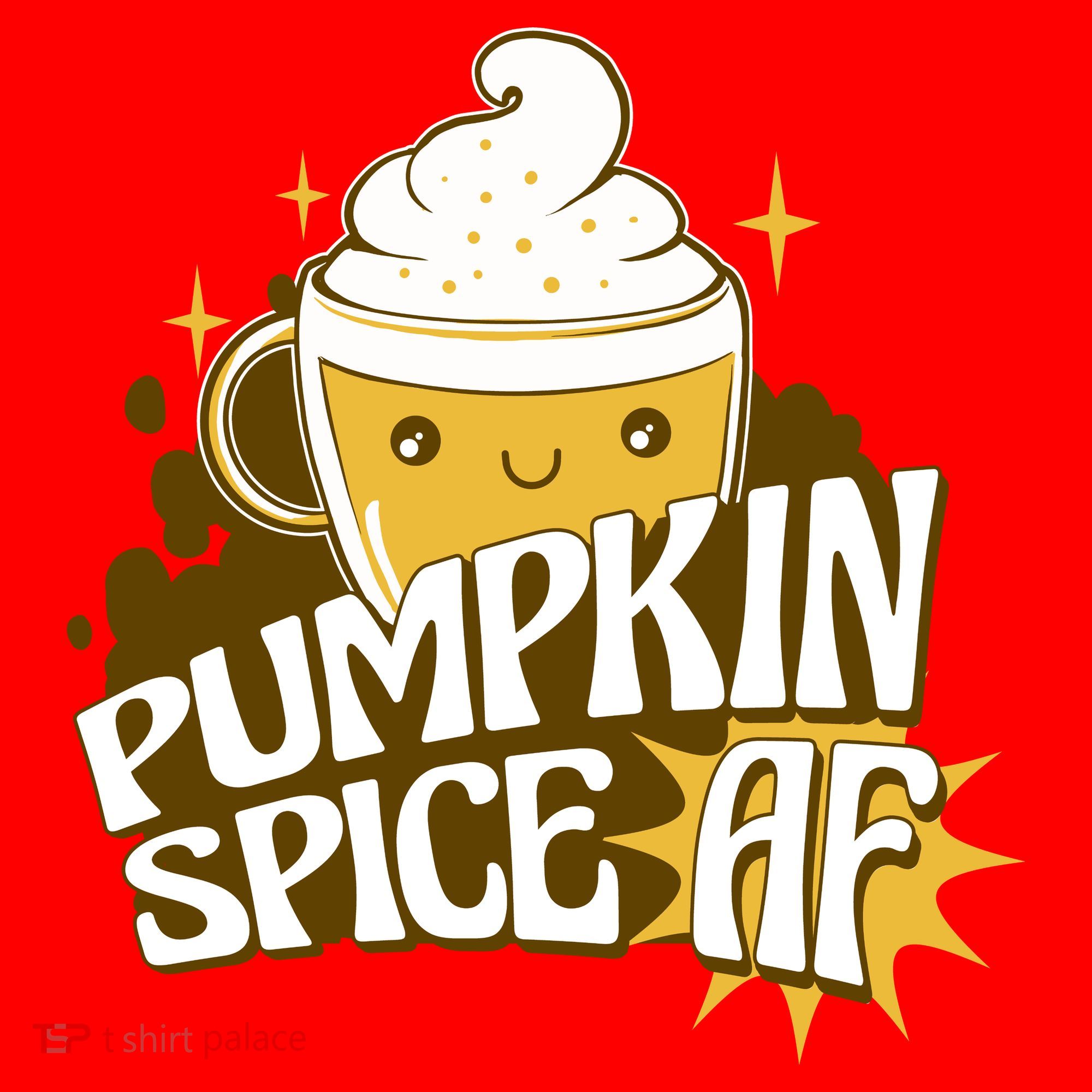 Pumpkin Spice AF Cute Gift Santa Hat