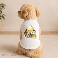 Pumpkin Spice AF Cute Gift Doggie Tank thumb 2
