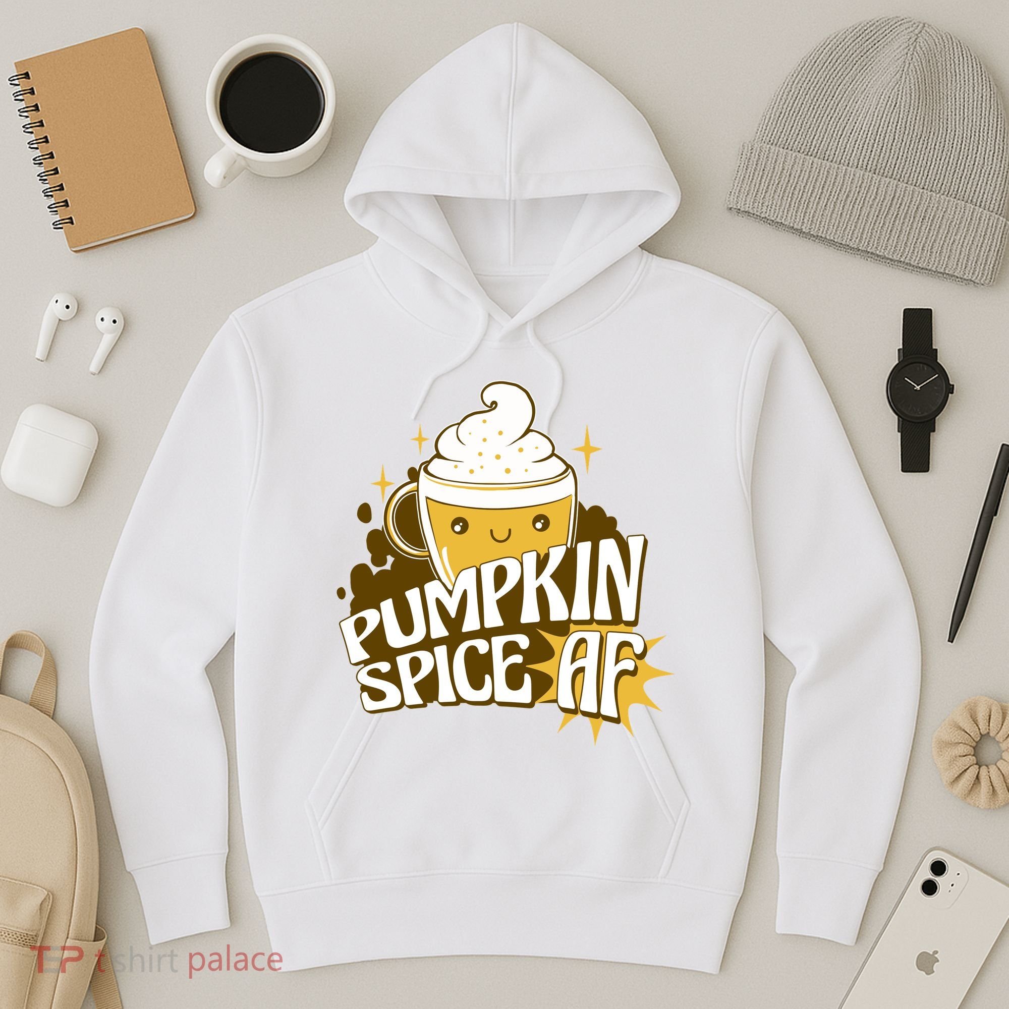 Pumpkin Spice AF Cute Gift Hoodie
