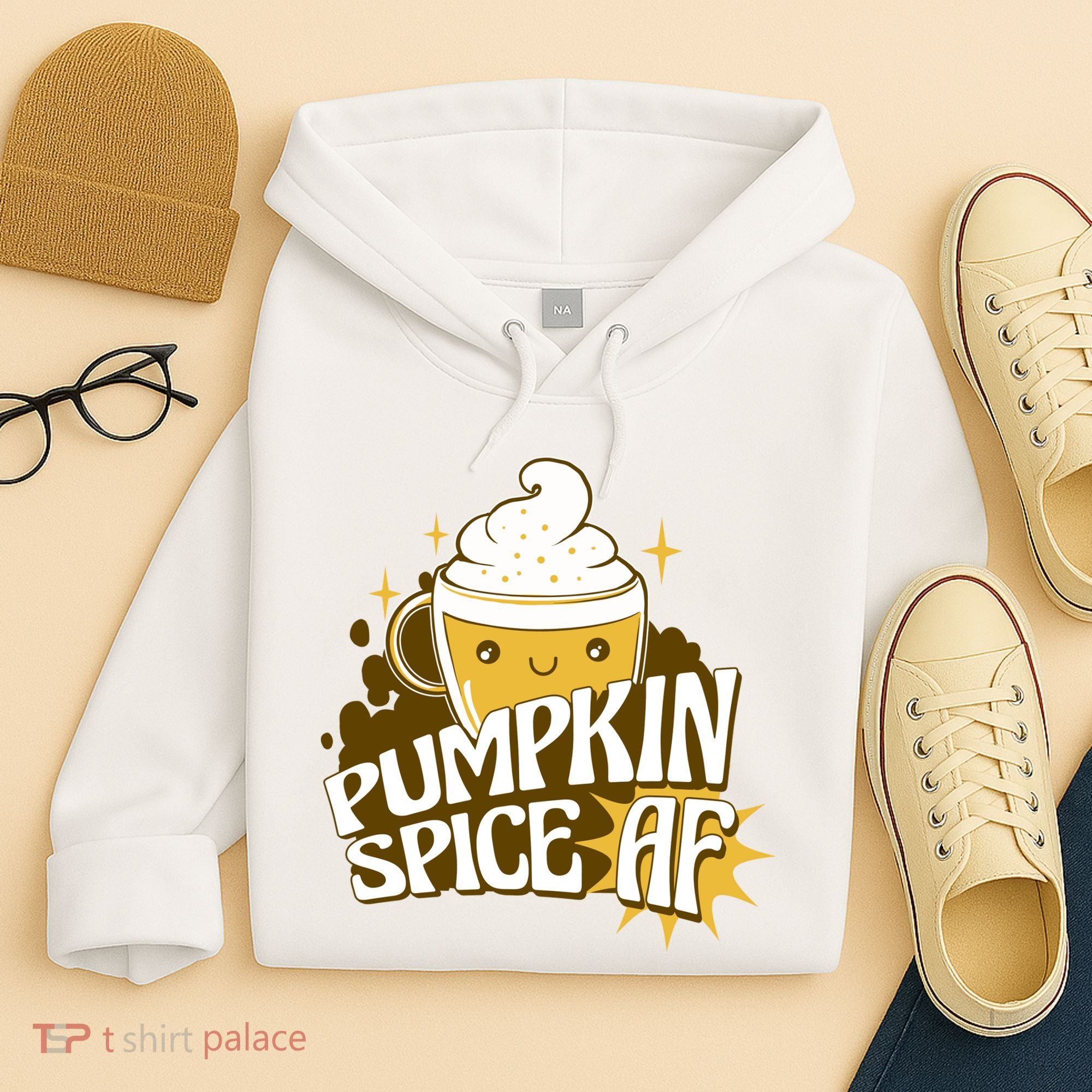 Pumpkin Spice AF Cute Gift Hoodie