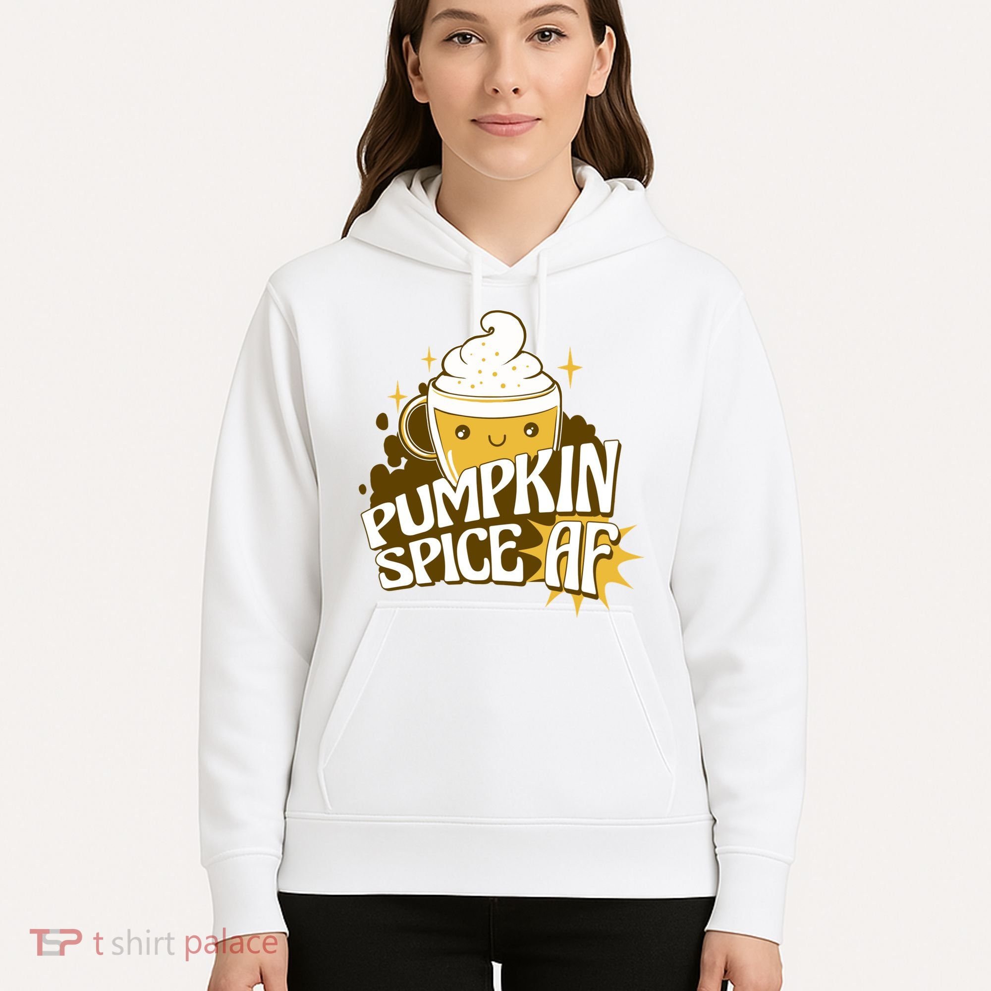 Pumpkin Spice AF Cute Gift Hoodie