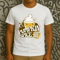Pumpkin Spice AF Cute Gift T-Shirt thumb 3