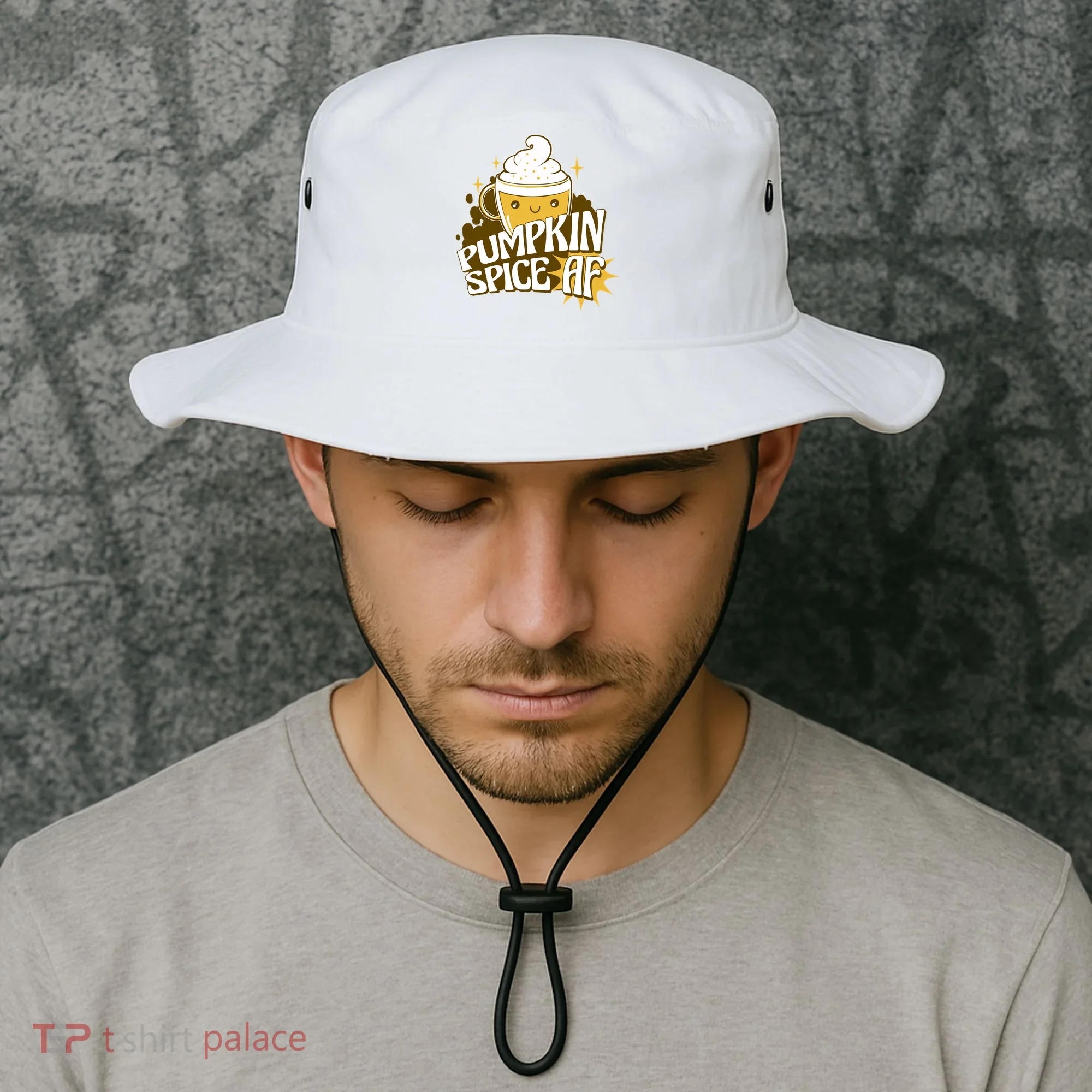 Pumpkin Spice AF Cute Gift Bucket Hat