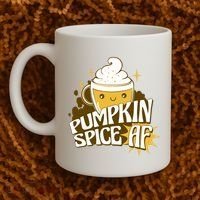 Pumpkin Spice AF Cute Gift Coffee Mug thumb 2