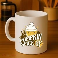 Pumpkin Spice AF Cute Gift Coffee Mug thumb 4