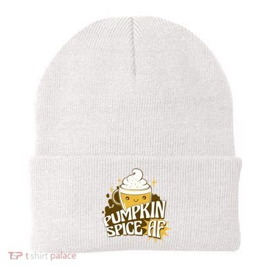 Pumpkin Spice AF Cute Gift Beanie