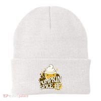 Pumpkin Spice AF Cute Gift Beanie thumb 0