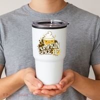 Pumpkin Spice AF Cute Gift Tumbler thumb 2
