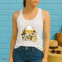 Pumpkin Spice AF Cute Gift Women's Tank Top thumb 2
