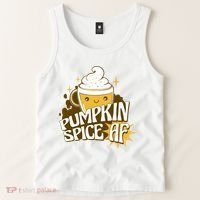 Pumpkin Spice AF Cute Gift Tank Top thumb 2