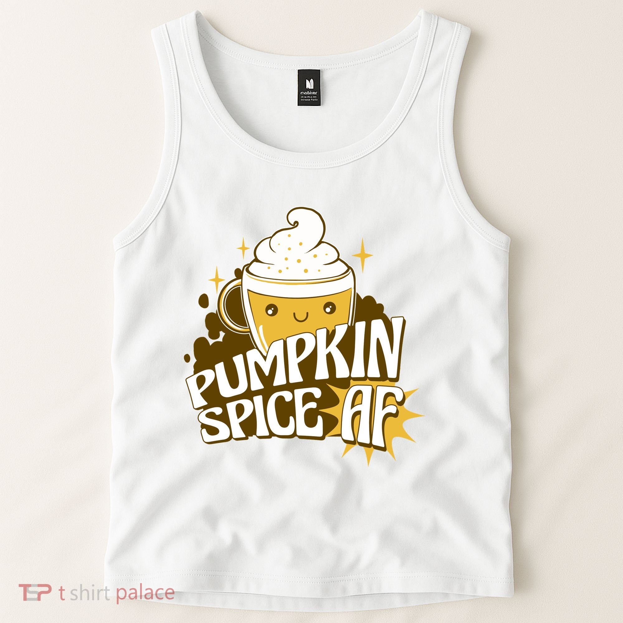 Pumpkin Spice AF Cute Gift Tank Top