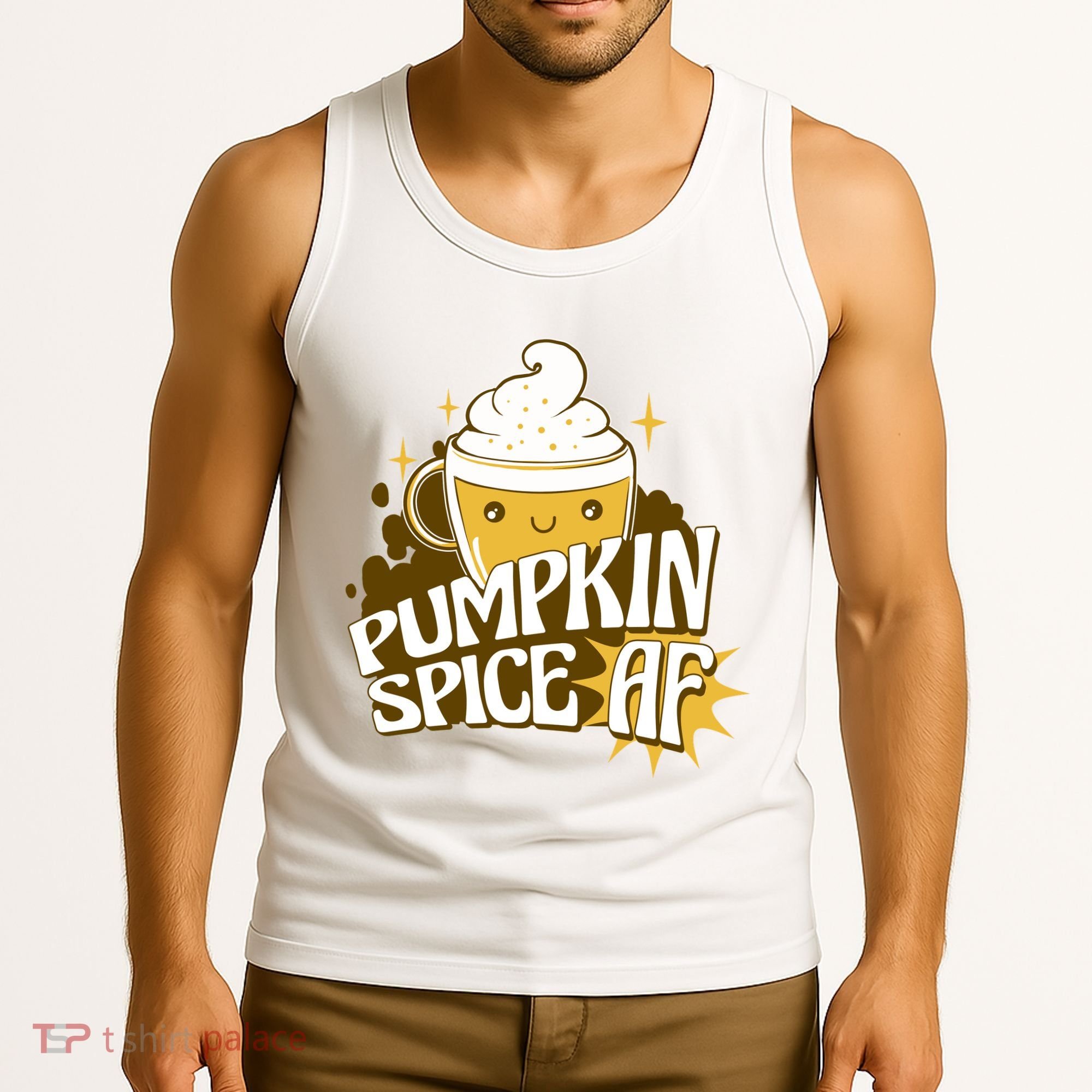 Pumpkin Spice AF Cute Gift Tank Top