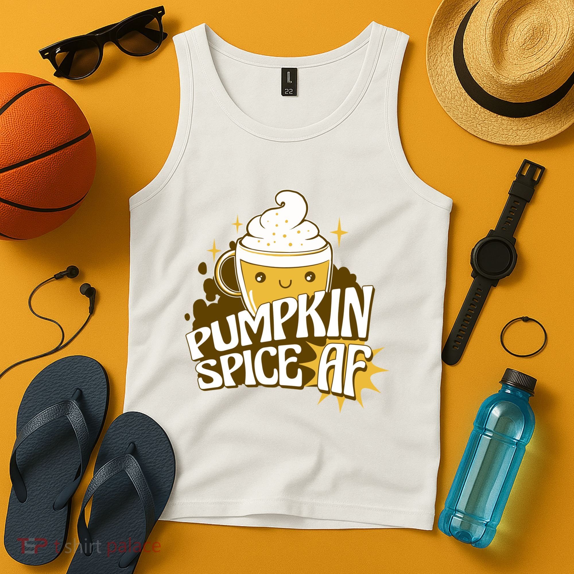 Pumpkin Spice AF Cute Gift Tank Top